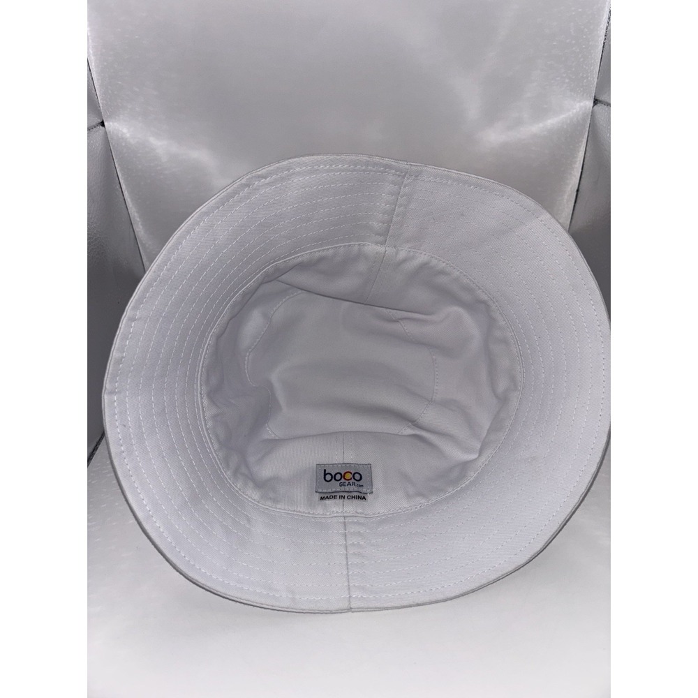 HOKA Bucket Hat Logo White Orange Unisex OS One Size 100% Cotton Unisex Trendy - Picture 4 of 11